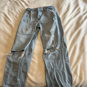Abercrombie and fitch straight ankle jeans
